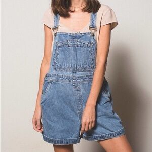 Vintage Relaxed Women's Denim Overalls